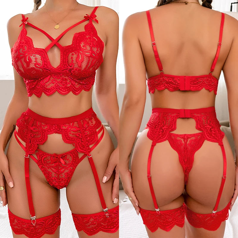 Alluring Lace Lingerie Set